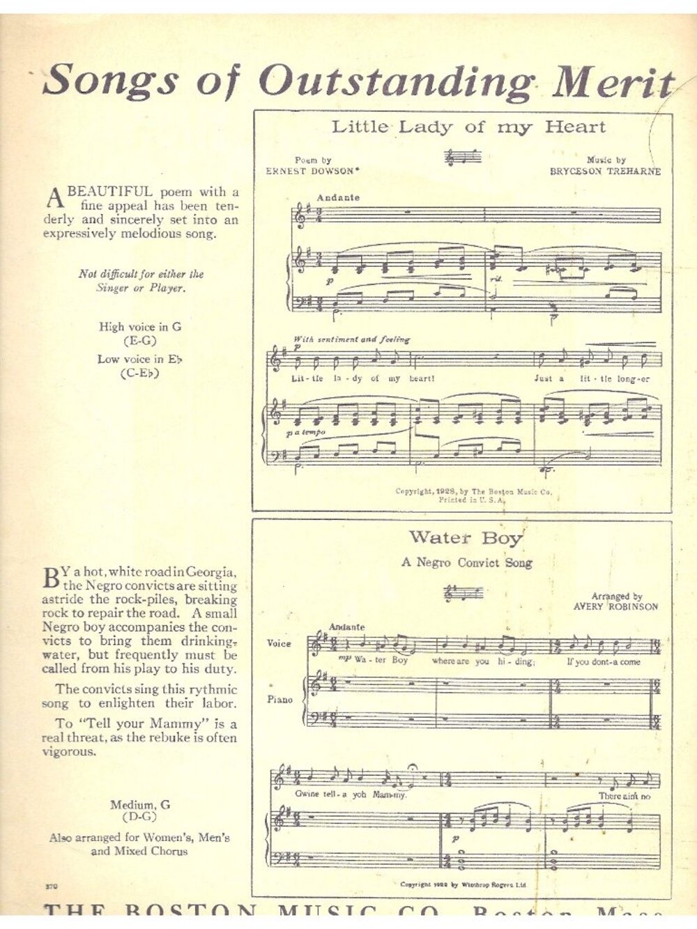 1916 “Twilight” Katherine A Glen Sheet Music Boston Music Teasdale - Picture 4 of 5